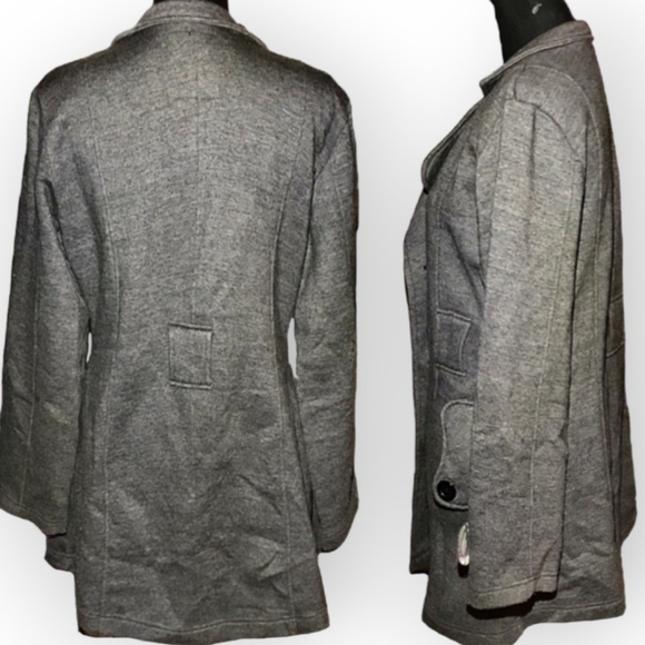 URBAN DIVA grey cloth jacket - Picture 3 of 6